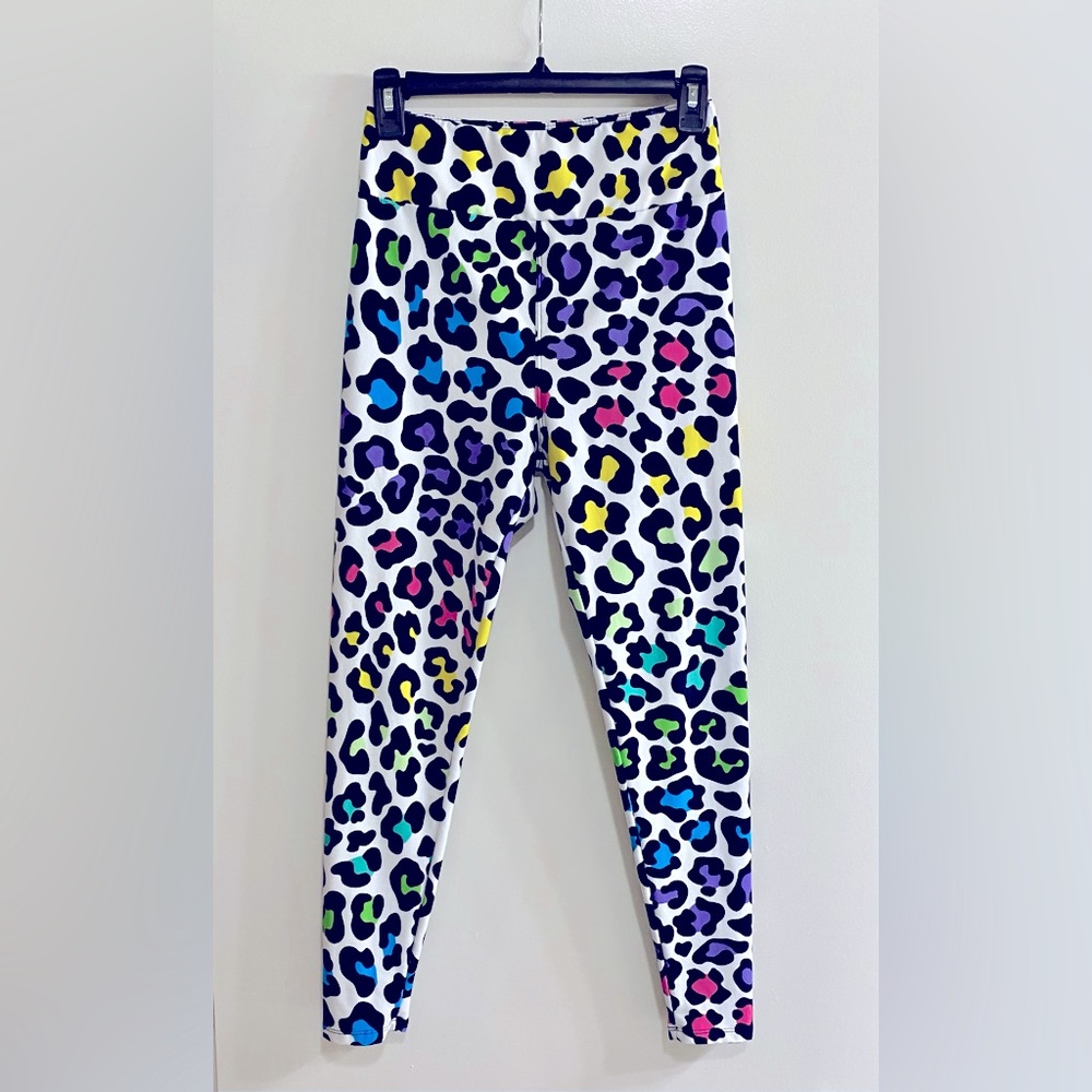 LuLaRoe Rainbow Leopard Print Stretch Leggings